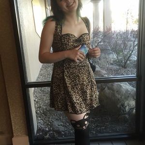 Soupuss Medium Cheetah-print dress